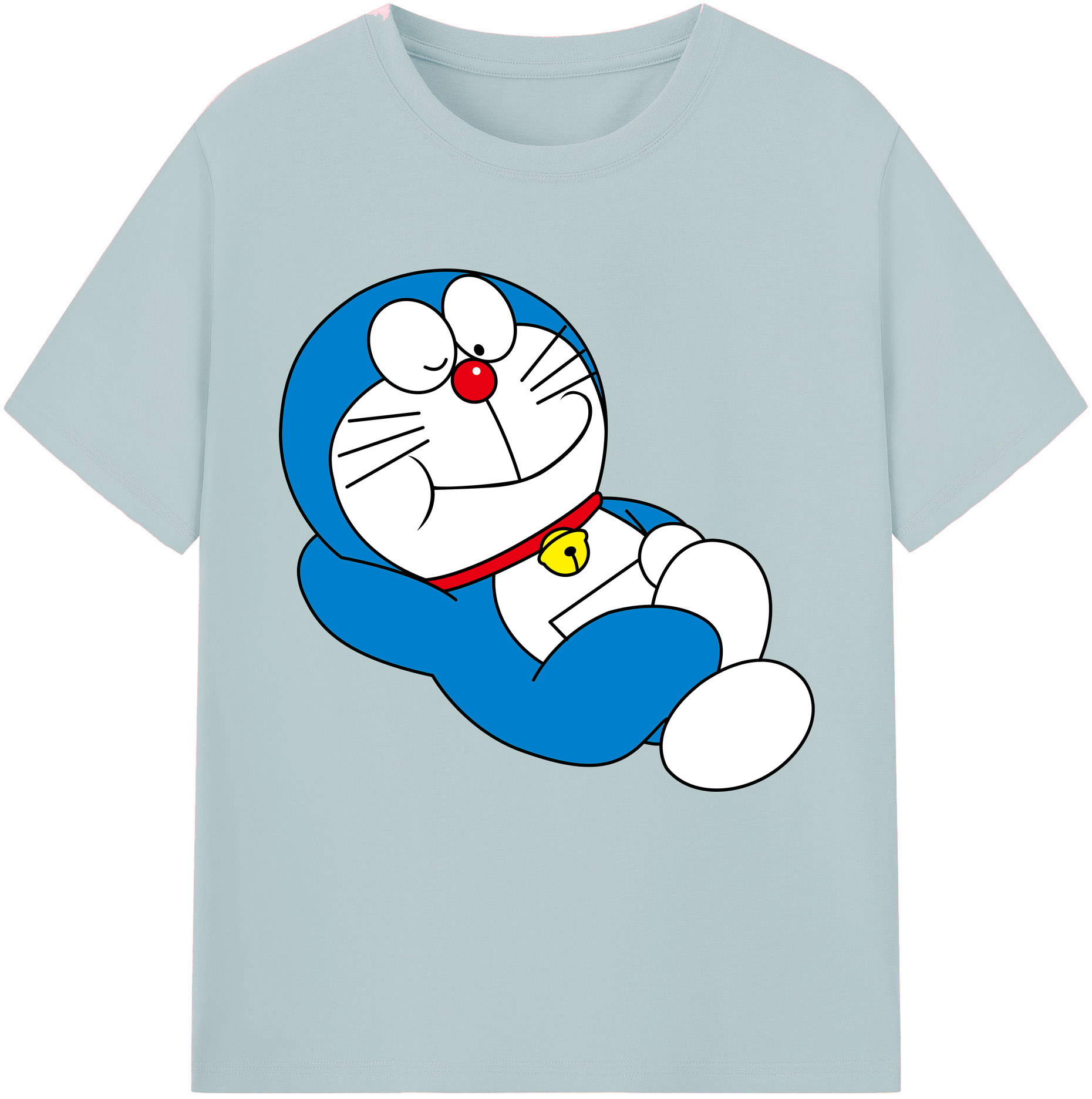 （画像用） ドラえもん Doraemon 綿100％半袖Tシャツ（フロントプリント）
